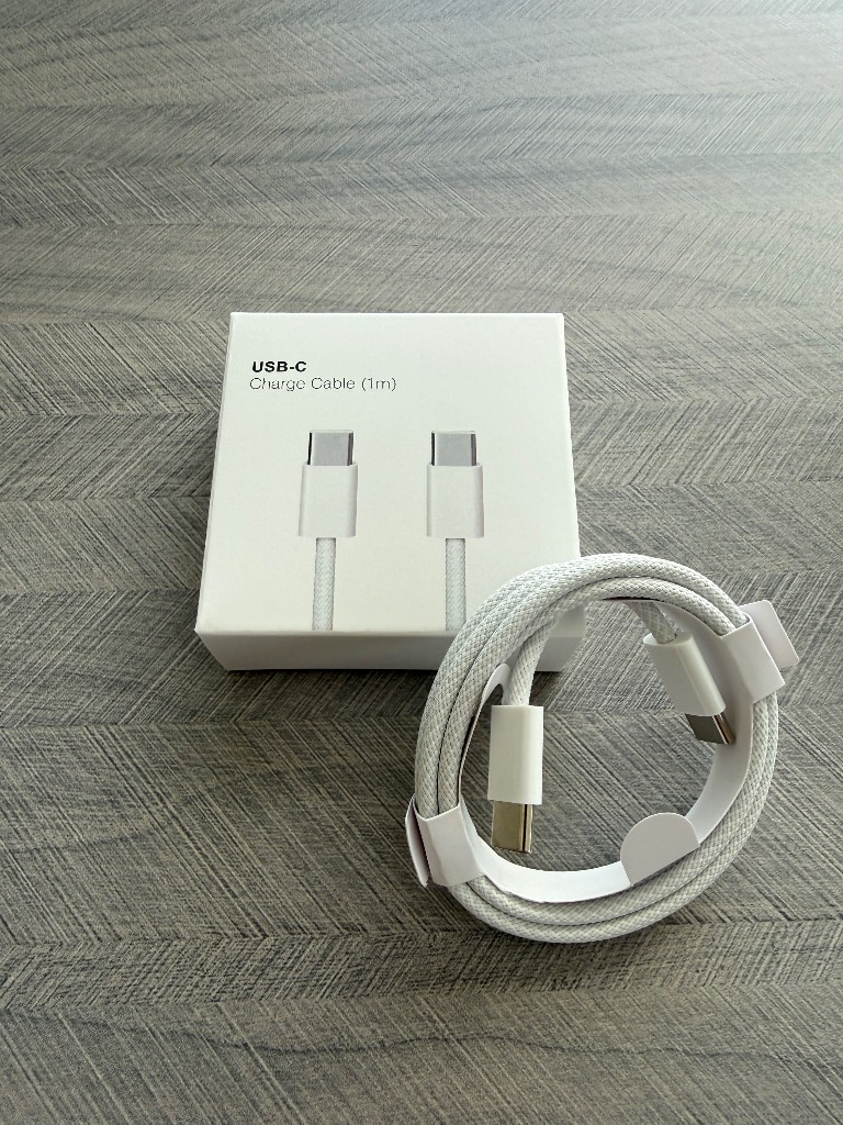 USB-C Cable for iPhone 15 16 17, Max Charger Type C to C cable fast lead 1m Brand new