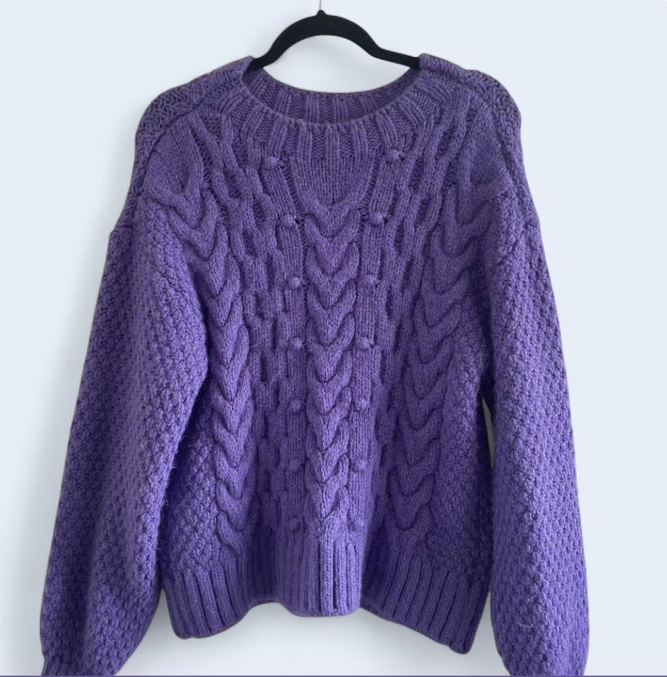 Purple cosy sweater