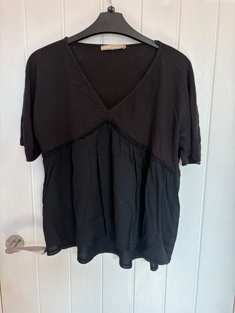 Zara black top USA/eu S