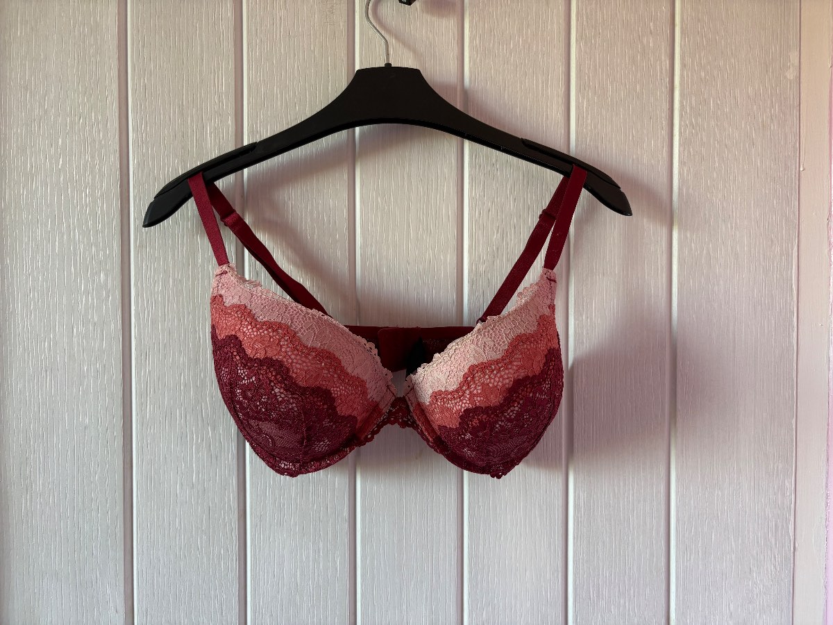 New Look Multicoloured Bra 34d Underwired Padded Lace Detail