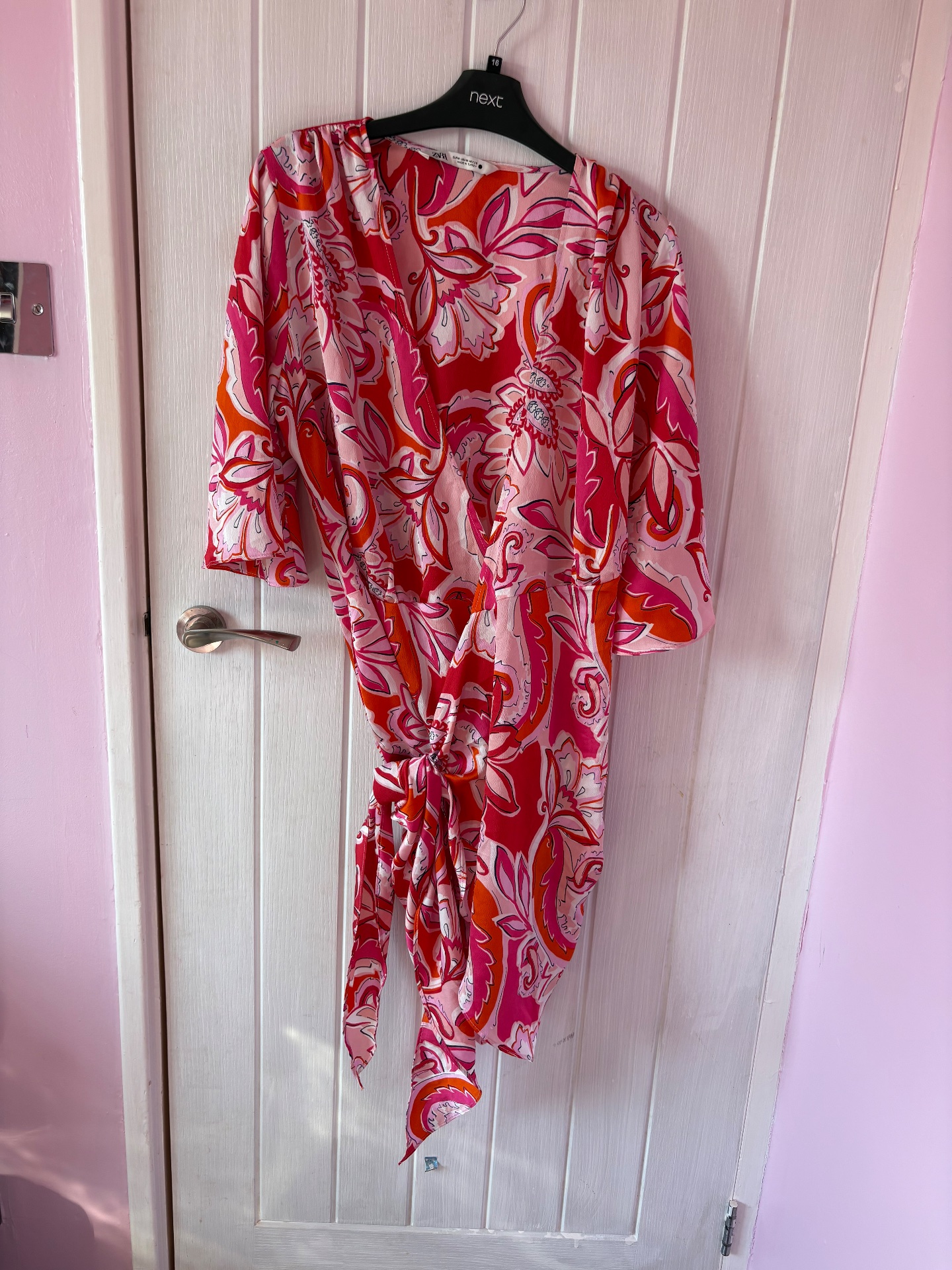 Zara wrap top