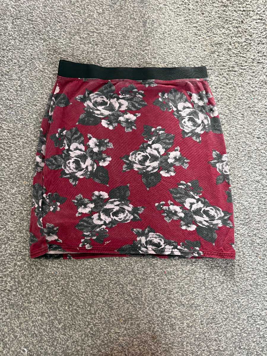New Look faded look Floral Skirt