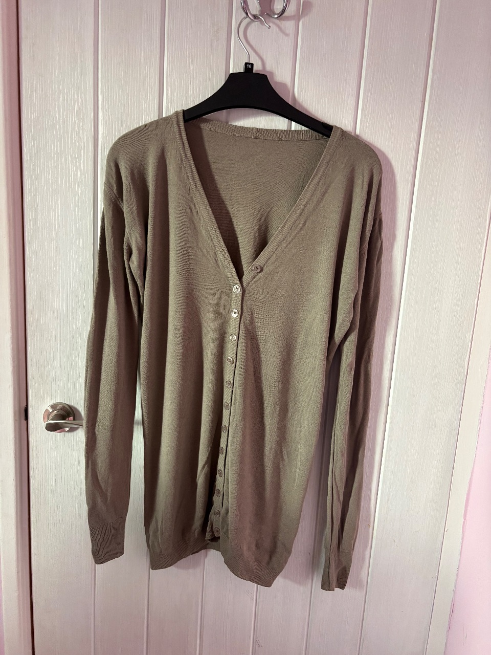 Made in Italy Grey button up Cardigan