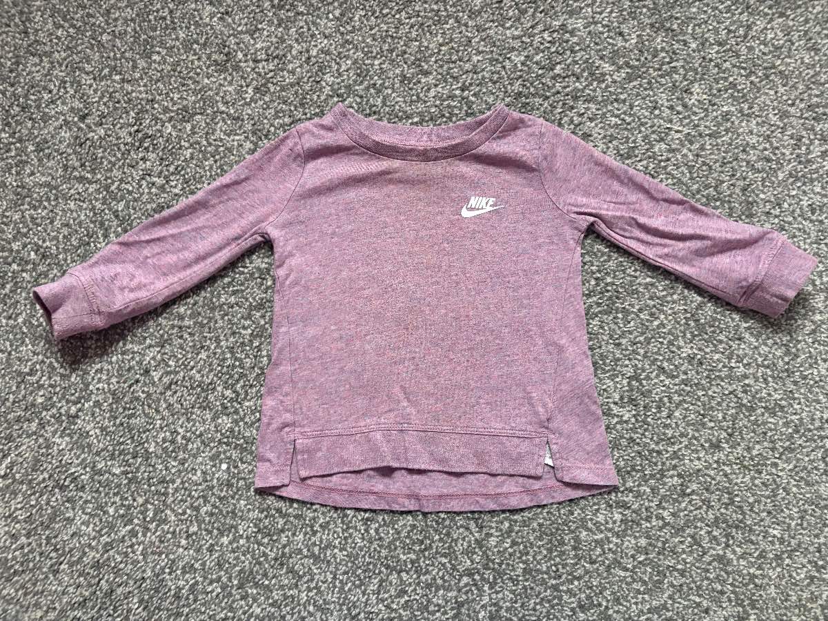 Nike purple long sleeve top