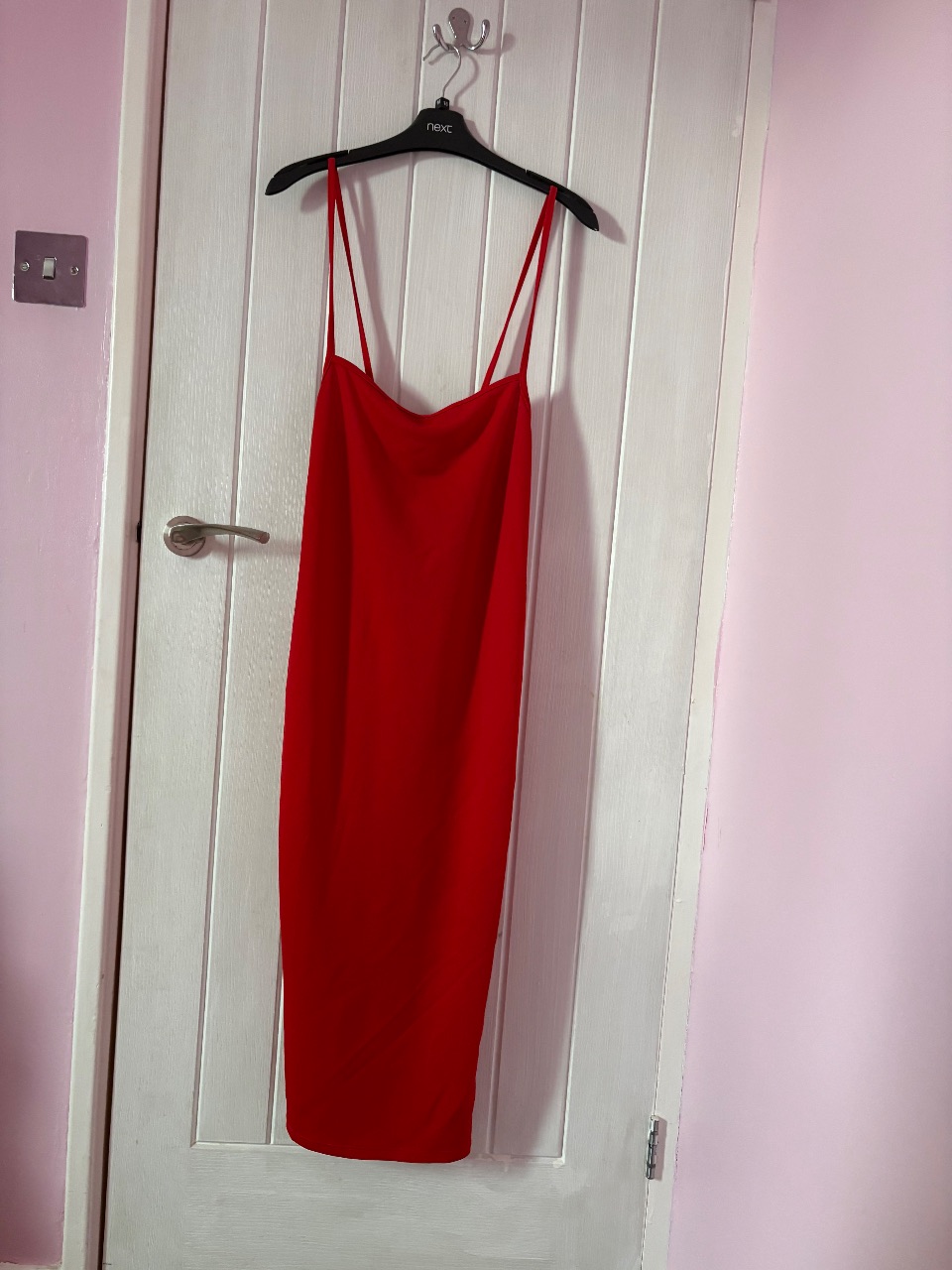 PLT Red Strappy Dress