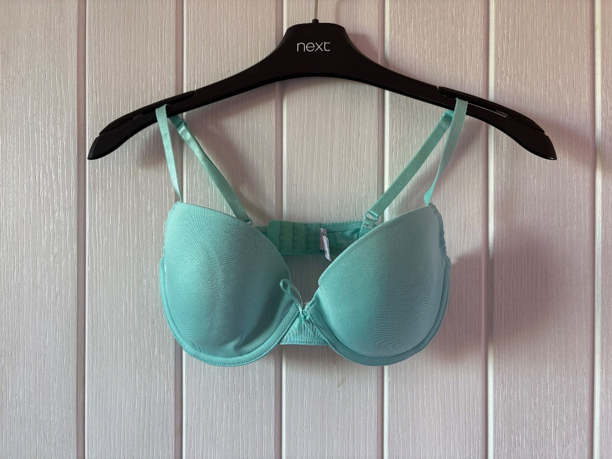 New Look Teal Bra 32d Underwired Lightly Padded