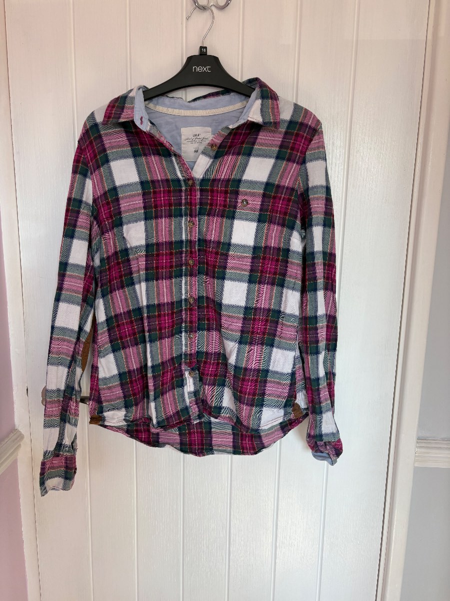 H&M Checked long sleeve Shirt Eur 42
