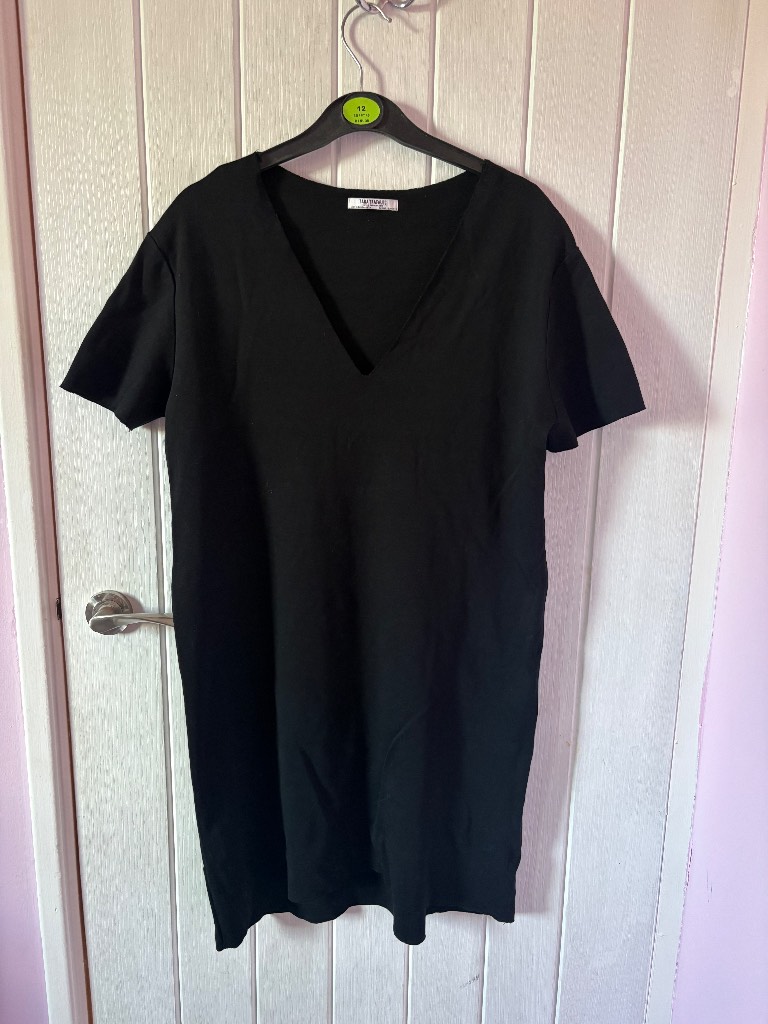 ZARA Trafaluc black T-Shirt Dress
