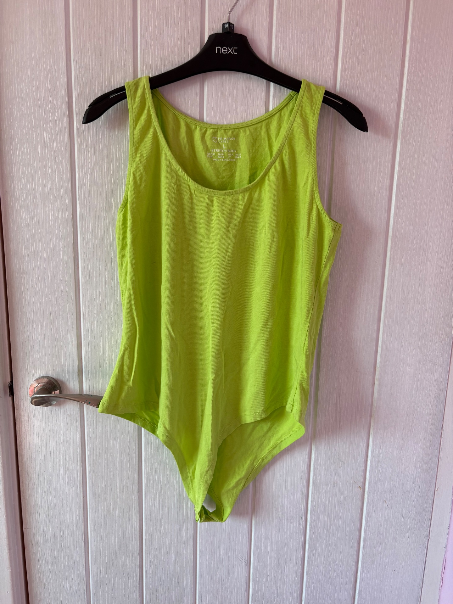 Primark lime green bodysuit