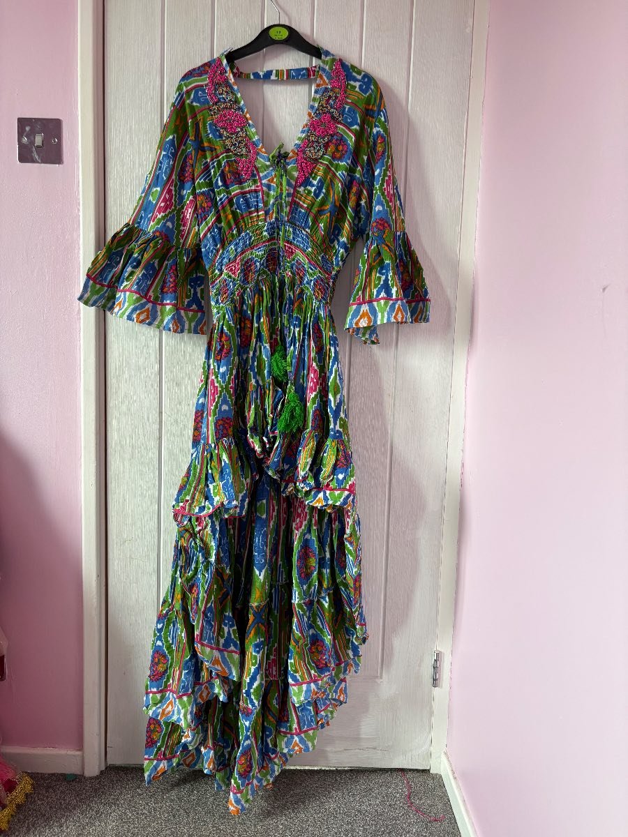 Essex Couture Boho Hi-Low Maxi Dress