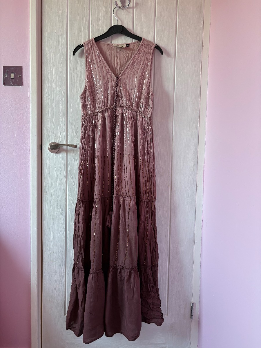 Papa pia embelished ombré Boho Dress