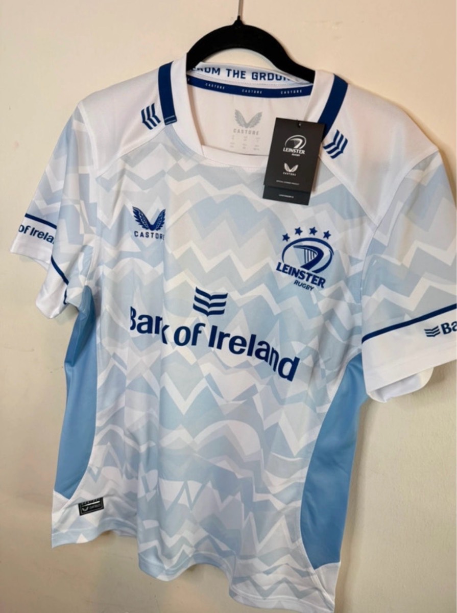 Castore Leinster Rugby Away Replica Jersey Womens UK 16 BNWT Rugby Shirt
