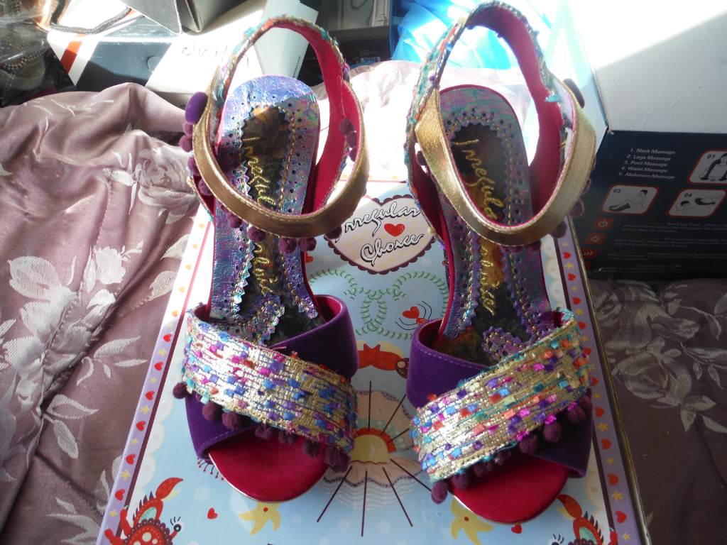 IRREGULAR CHOICE SANDLES, BRAND NEW IN BOX. SIZE 3