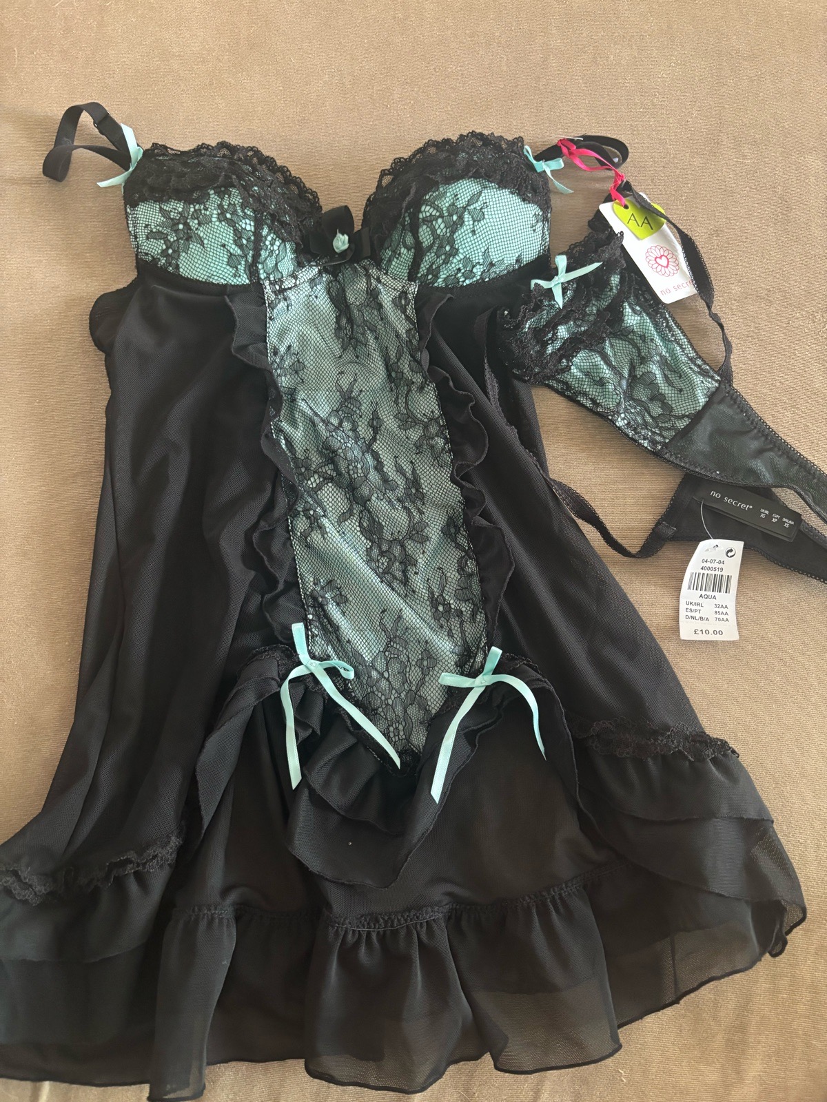 2 piece No secret Lingerie set