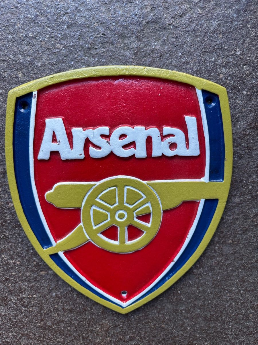 Arsenal cast iron sign