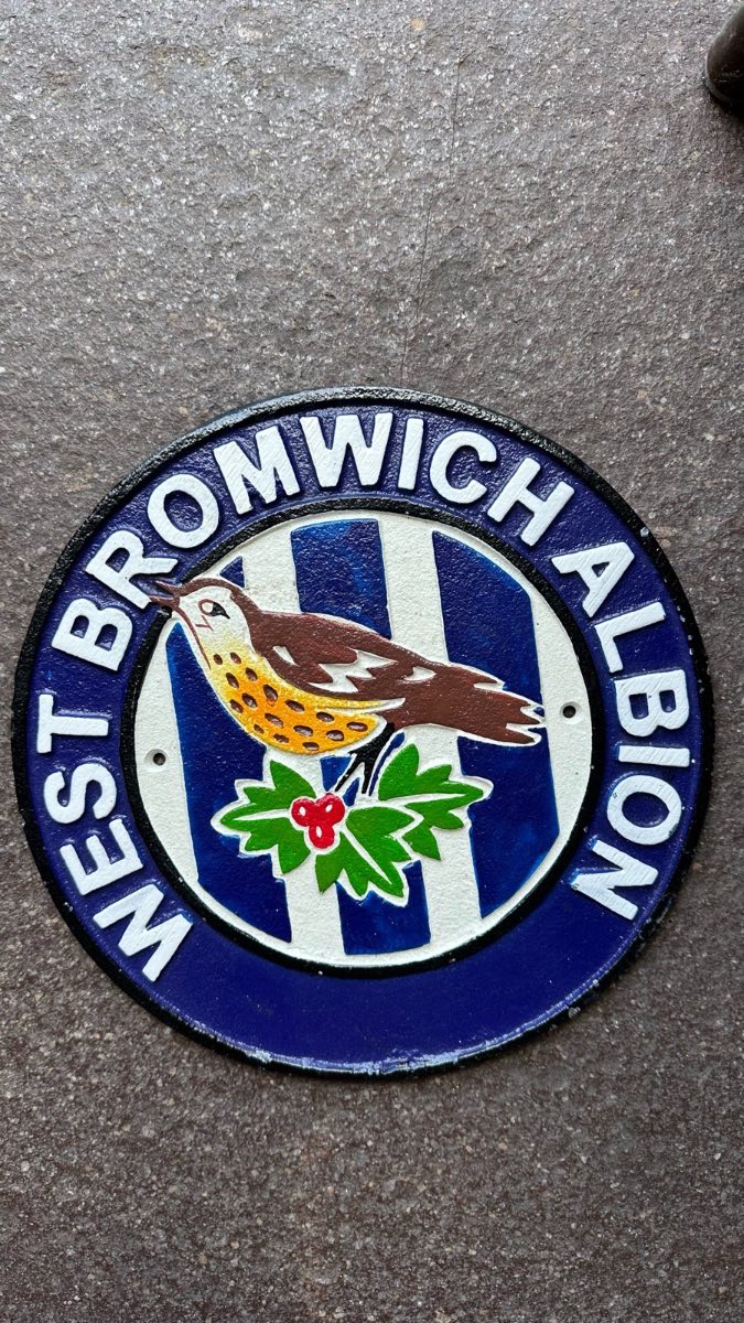 West Bromwich cast iron sign