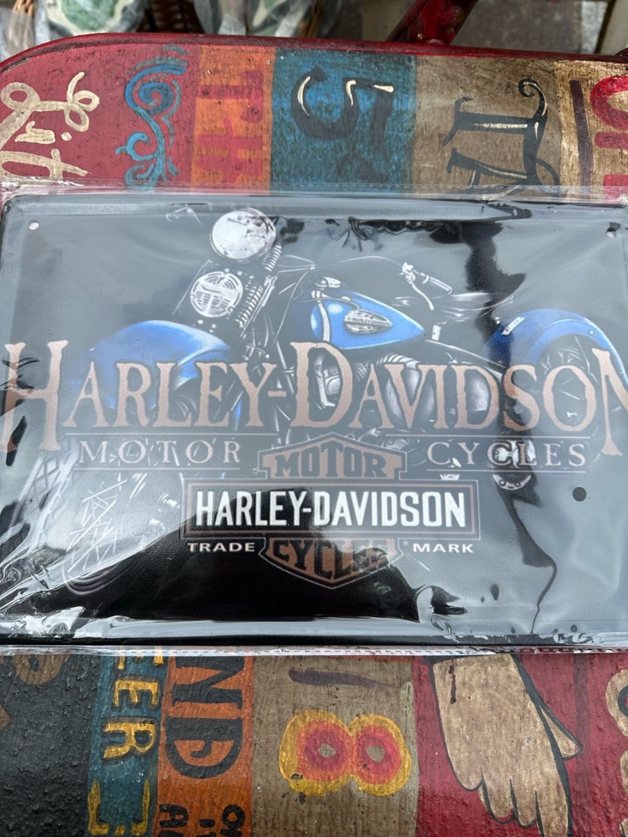 Harley Davidson metal sign