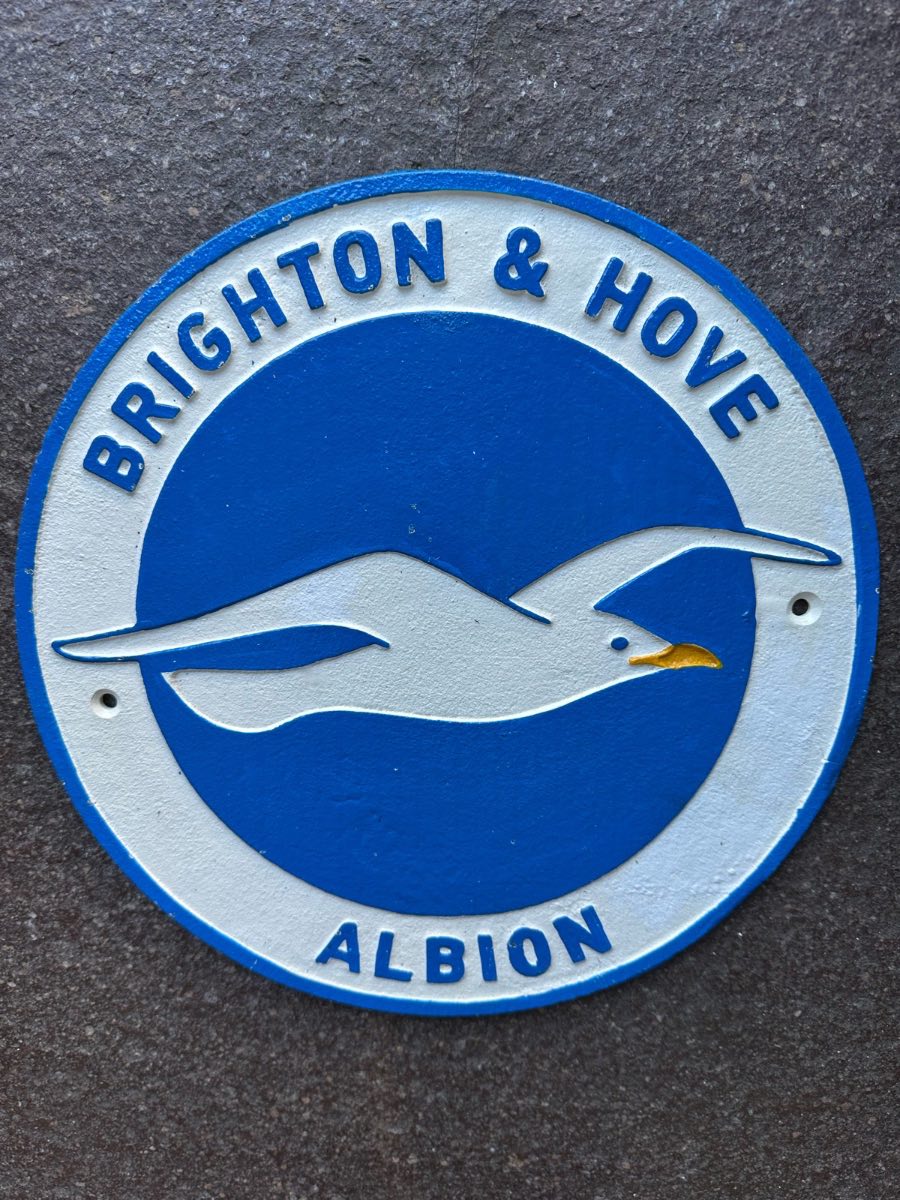 Brighton & Hove cast iron sign