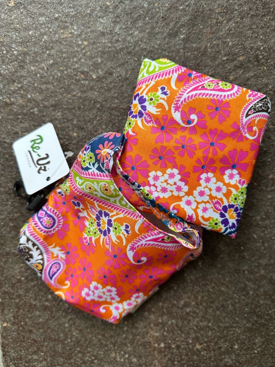Re-uz foldaway shopper floral design