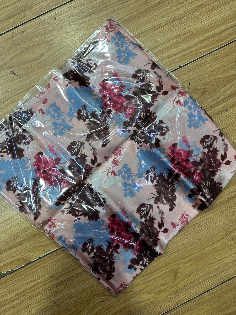 Floral print scarf