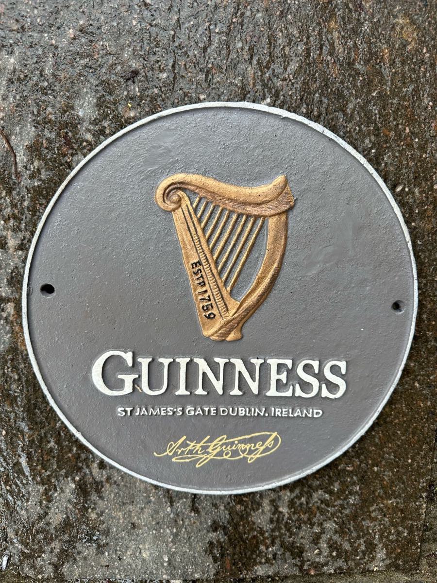 Guinness cast iron sign