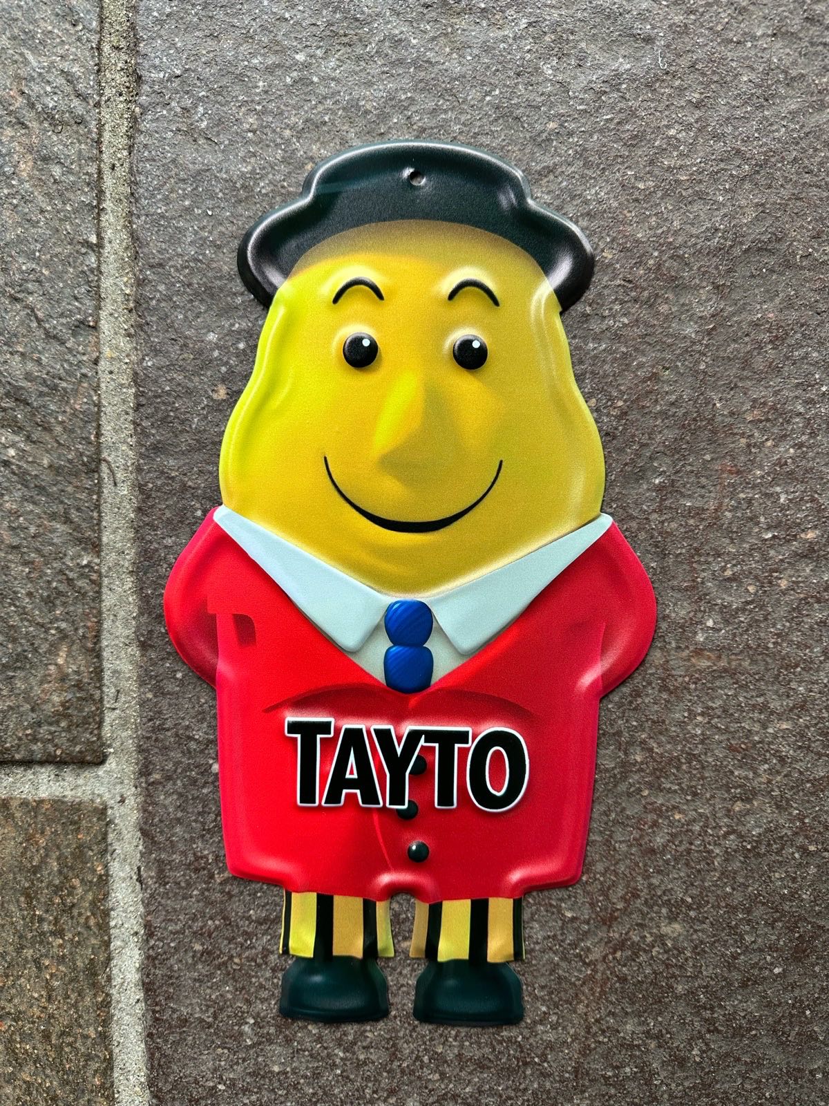 Mr Tayto metal sign