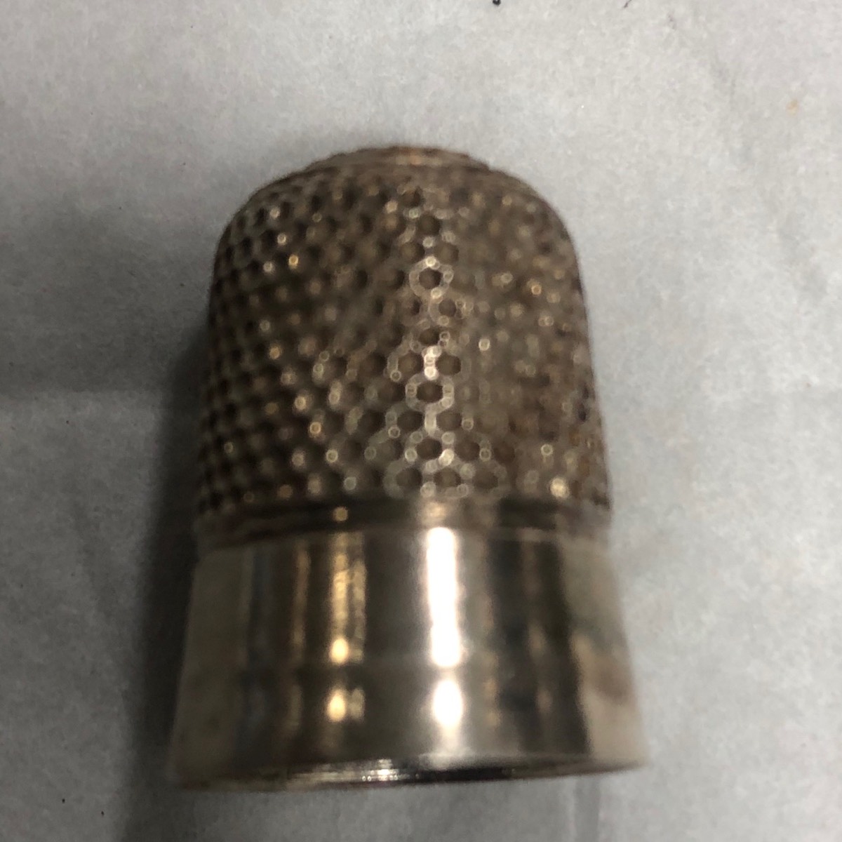 Birmingham 1902 sterling silver thimble