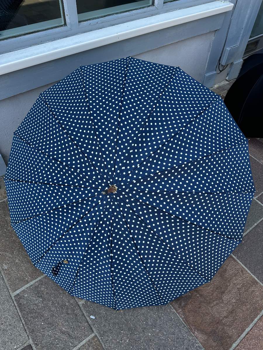 Frank Usher polka dot umbrella