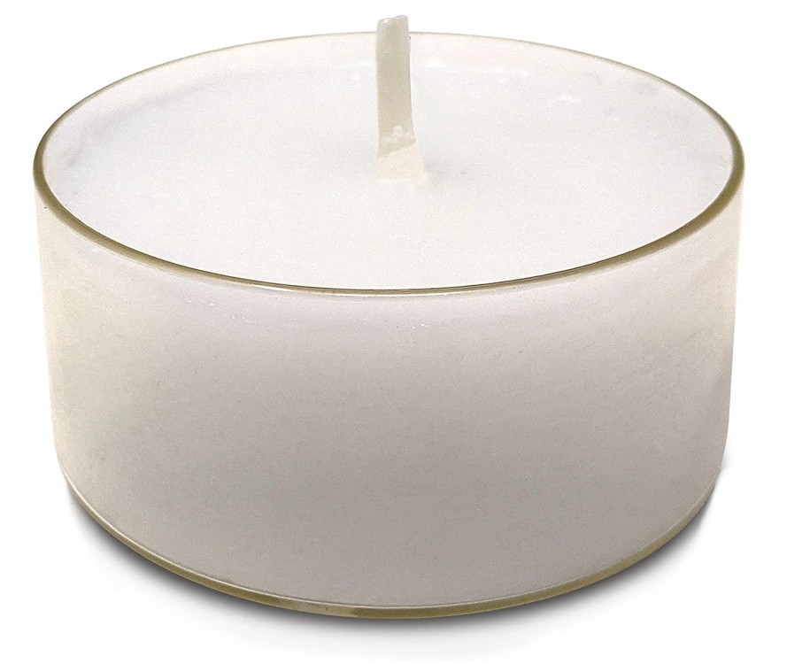Hyoola 100% Natural Tealight Candles Pack of 60 Vegan Organic Long Burning Light
