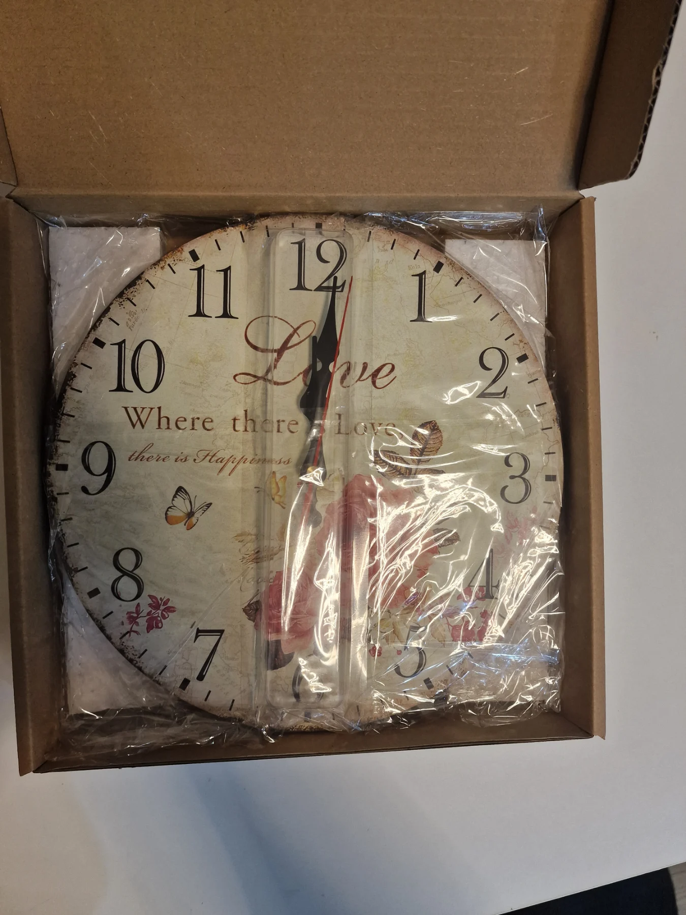 Wall Clock Silent Non-ticking 10 Inch