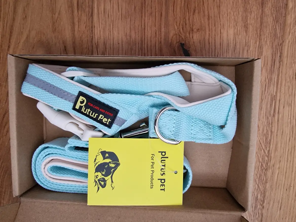 Pet Cotton Dog Harness and Lead Set size S