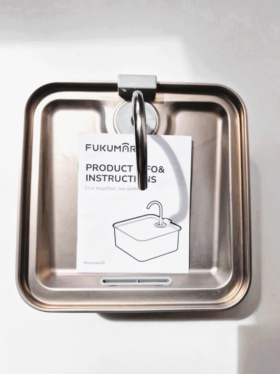 Dog Water Fountain, 1.8 Gal/7L Stainless Steel Large Pet Fountain For Multi-Pet Households