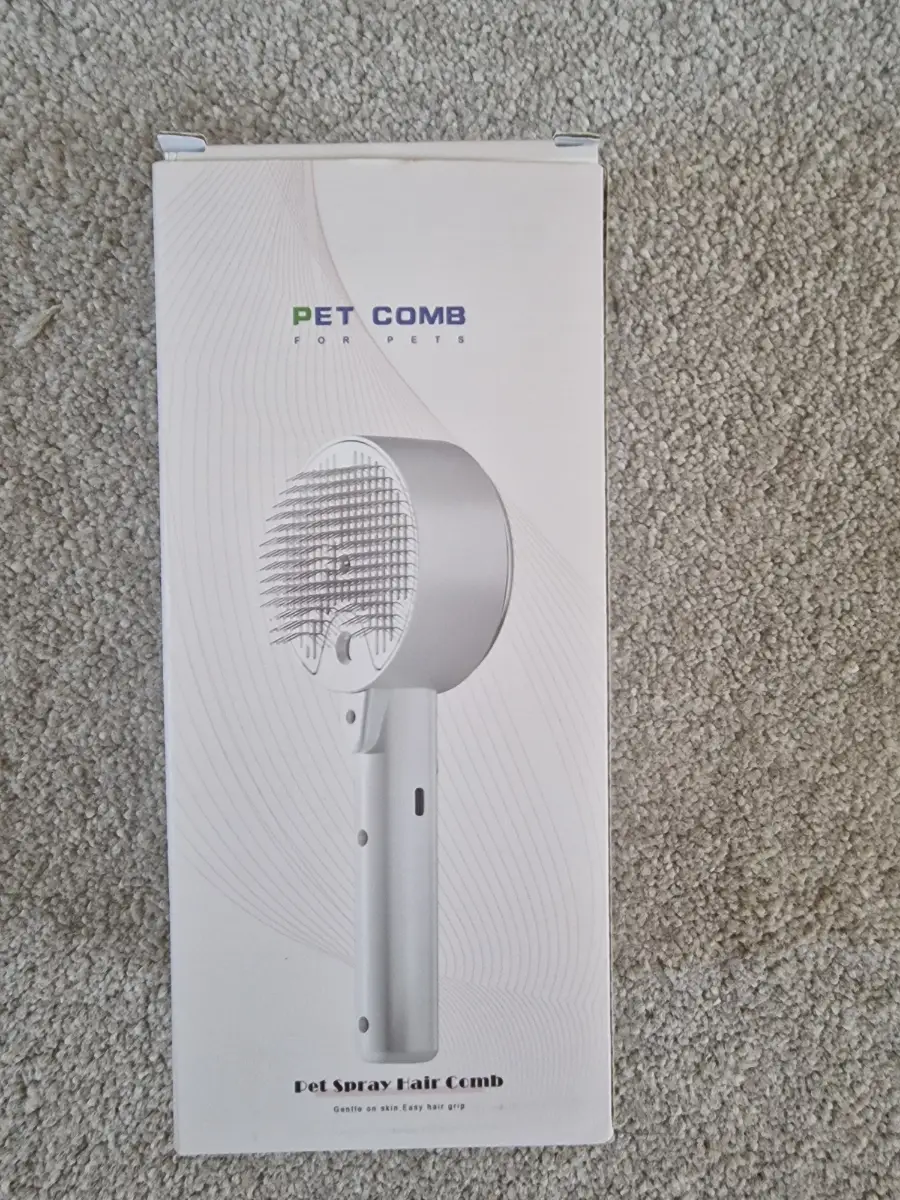 Cat Steam Brush, Spritz Defur Comb for Cats, Steam Cat Brushes for Long Short Haired Cats