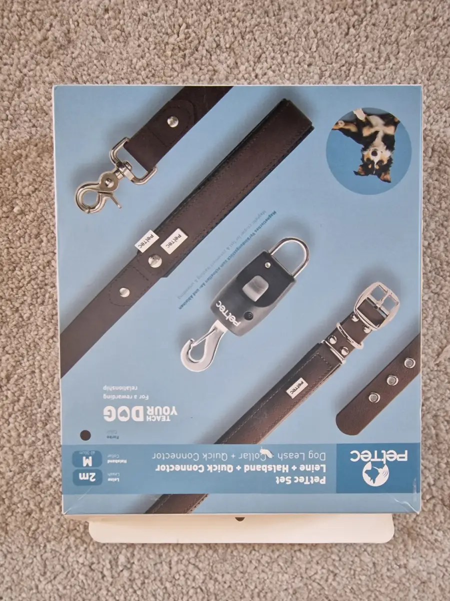 Pet Tec Dog's Leash & Collar Set in Trio flex, 2m Leash
