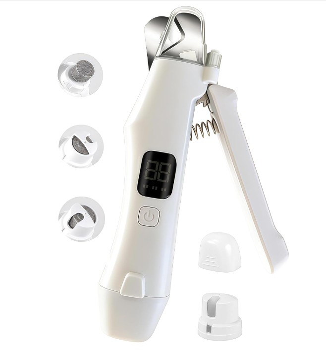 Pet Nail Quiet grooming tool with LED Light for Dogs and Cats
