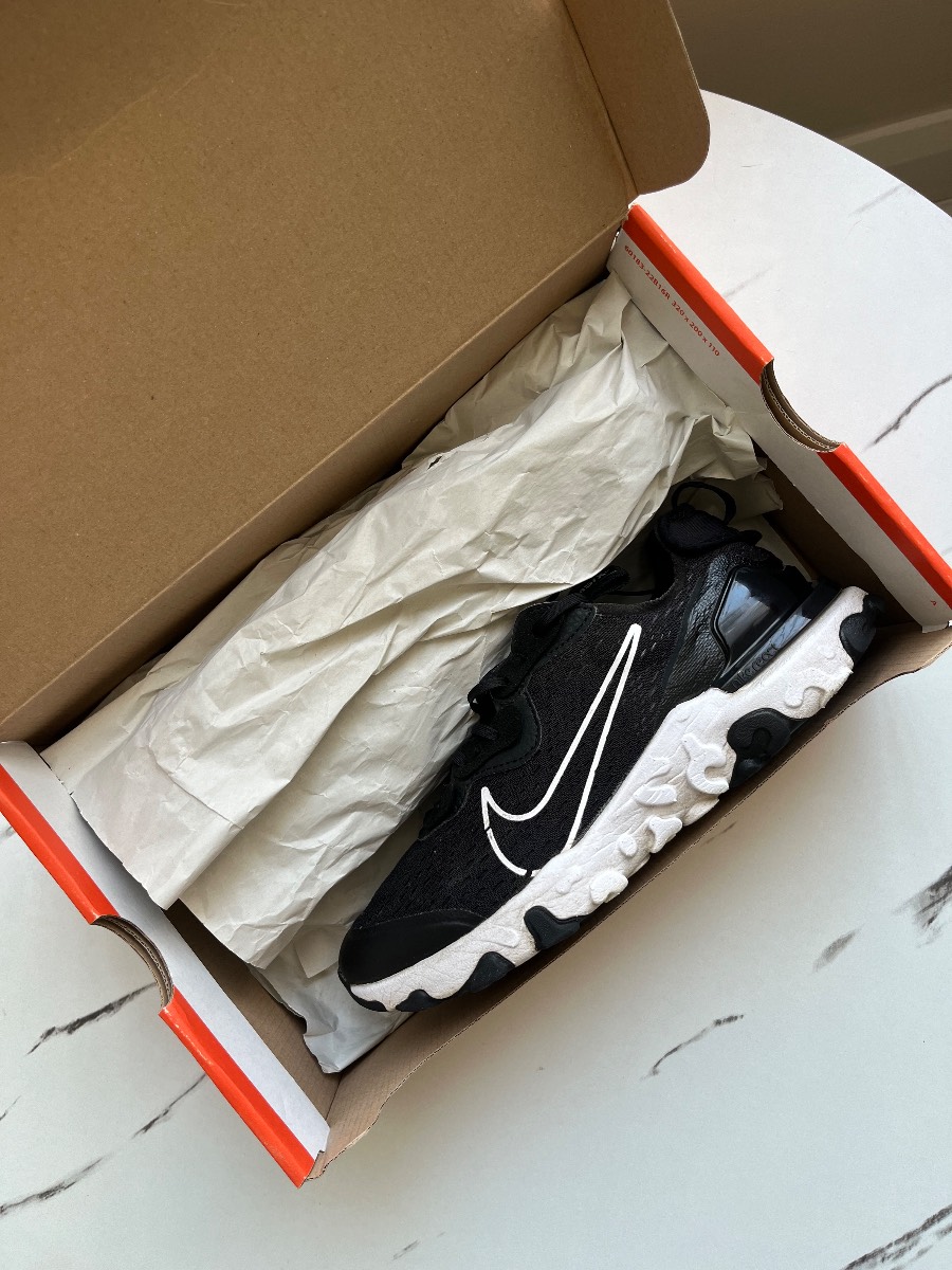 Nike Air React Dimsix Black And White With Box