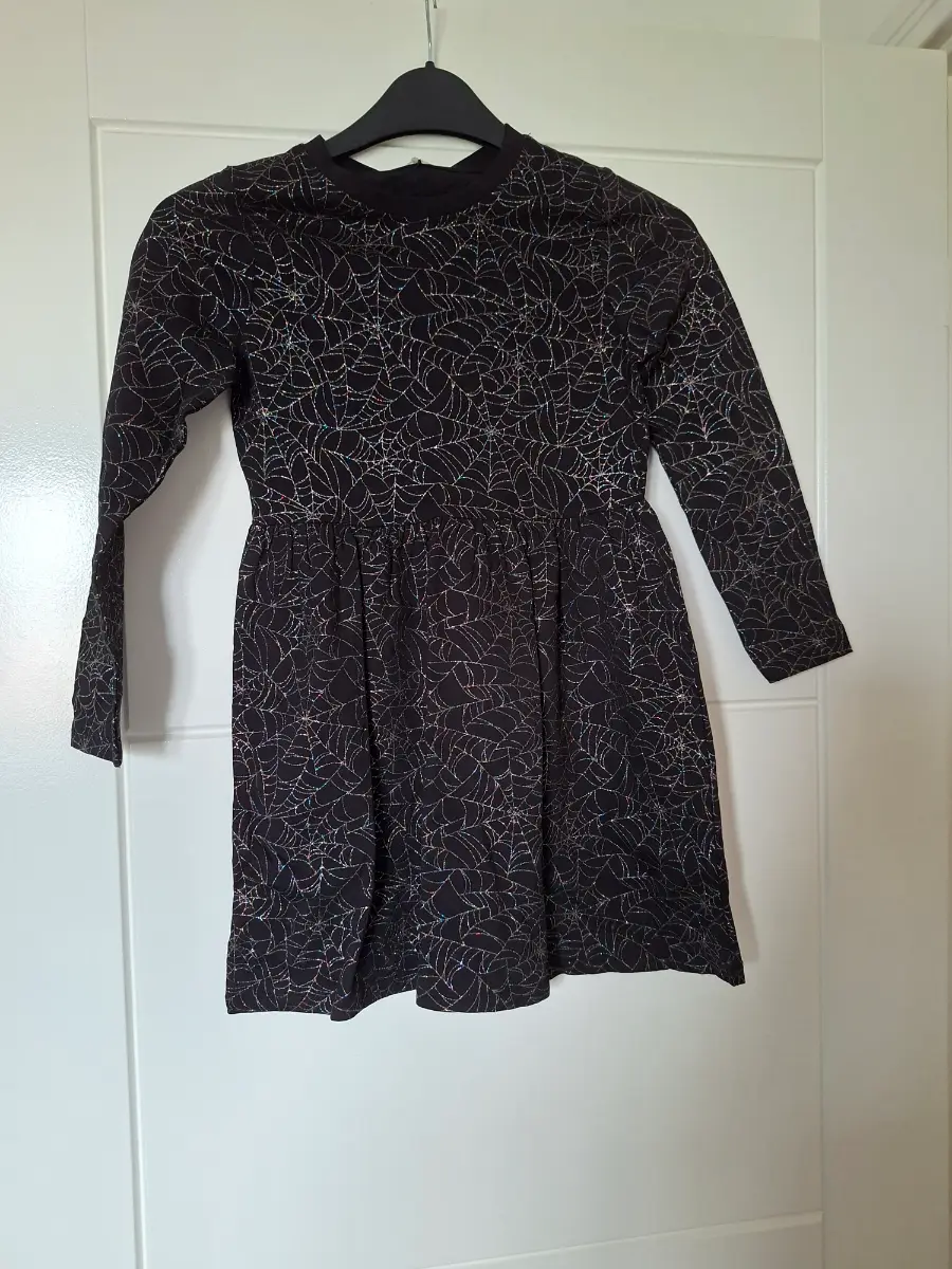 Halloween spiderweb dress