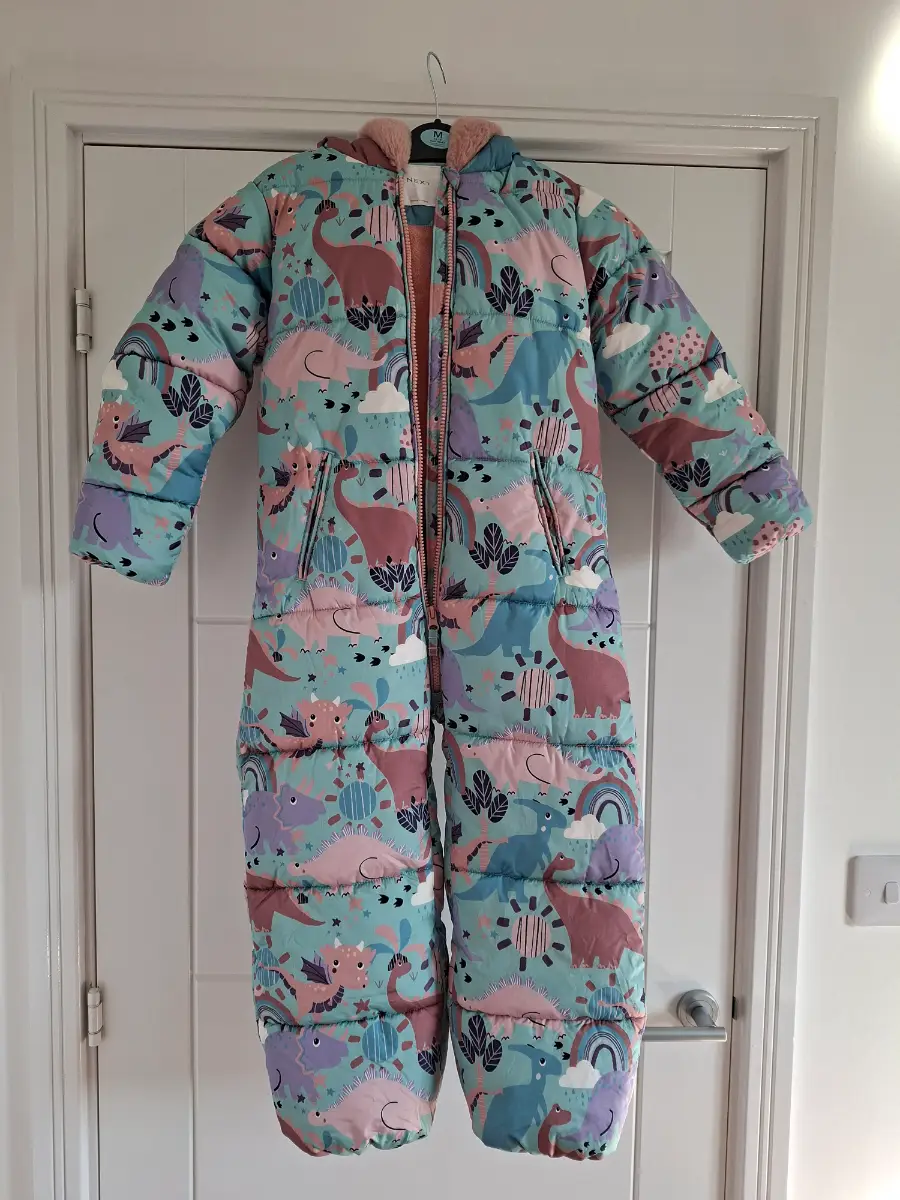 Next dinosaur snowsuit 6-7