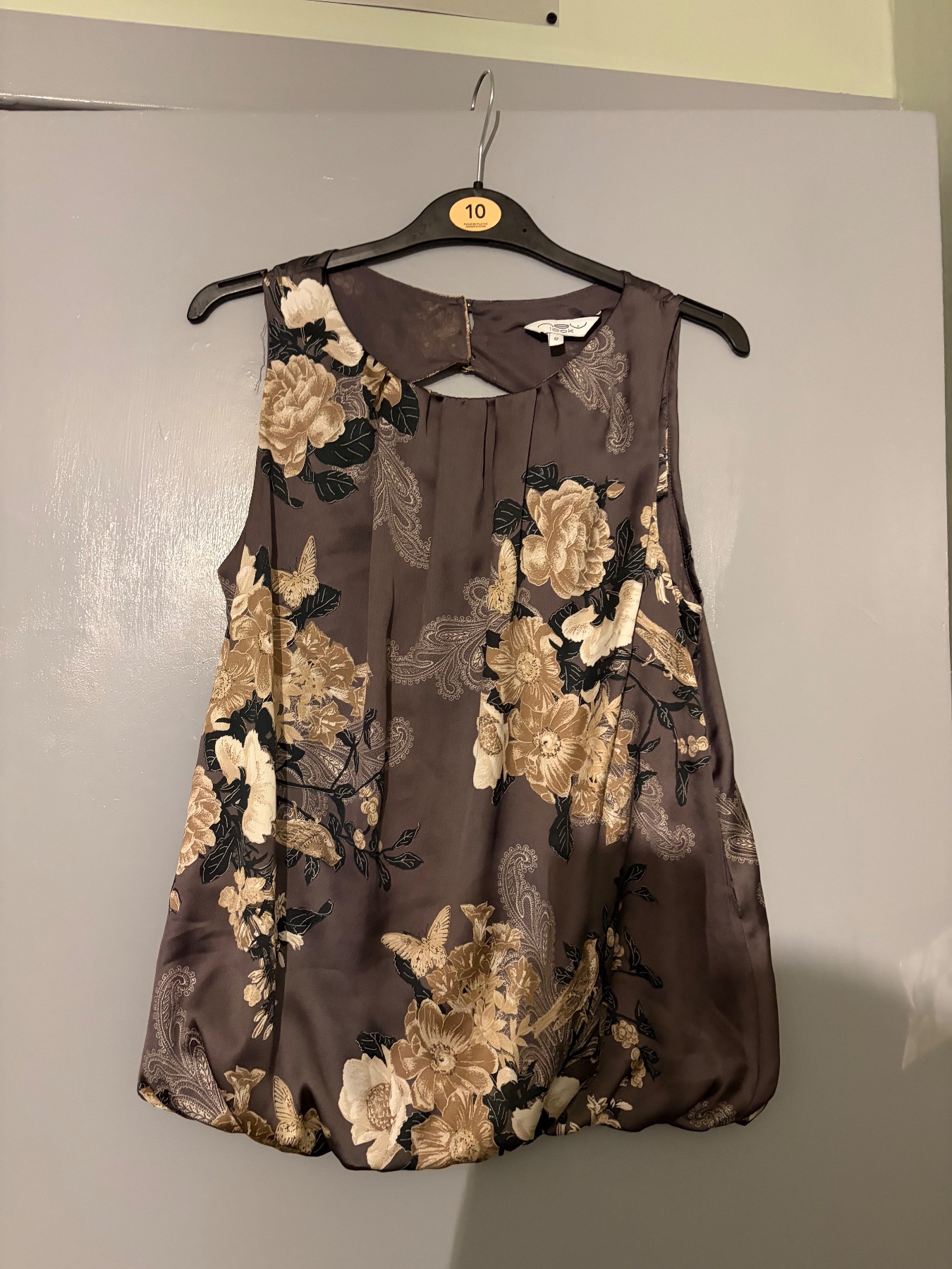 Old Label New Look Bubble Hem Top