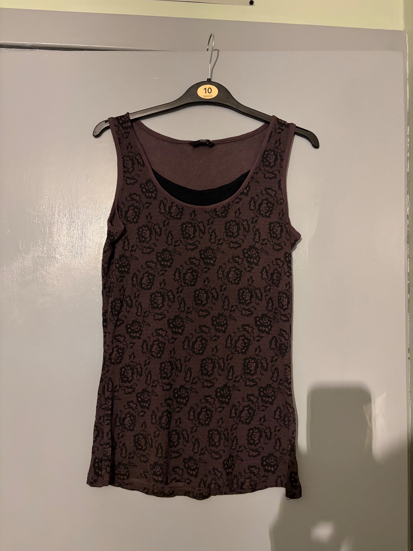 Layer Look Rose Print Cami