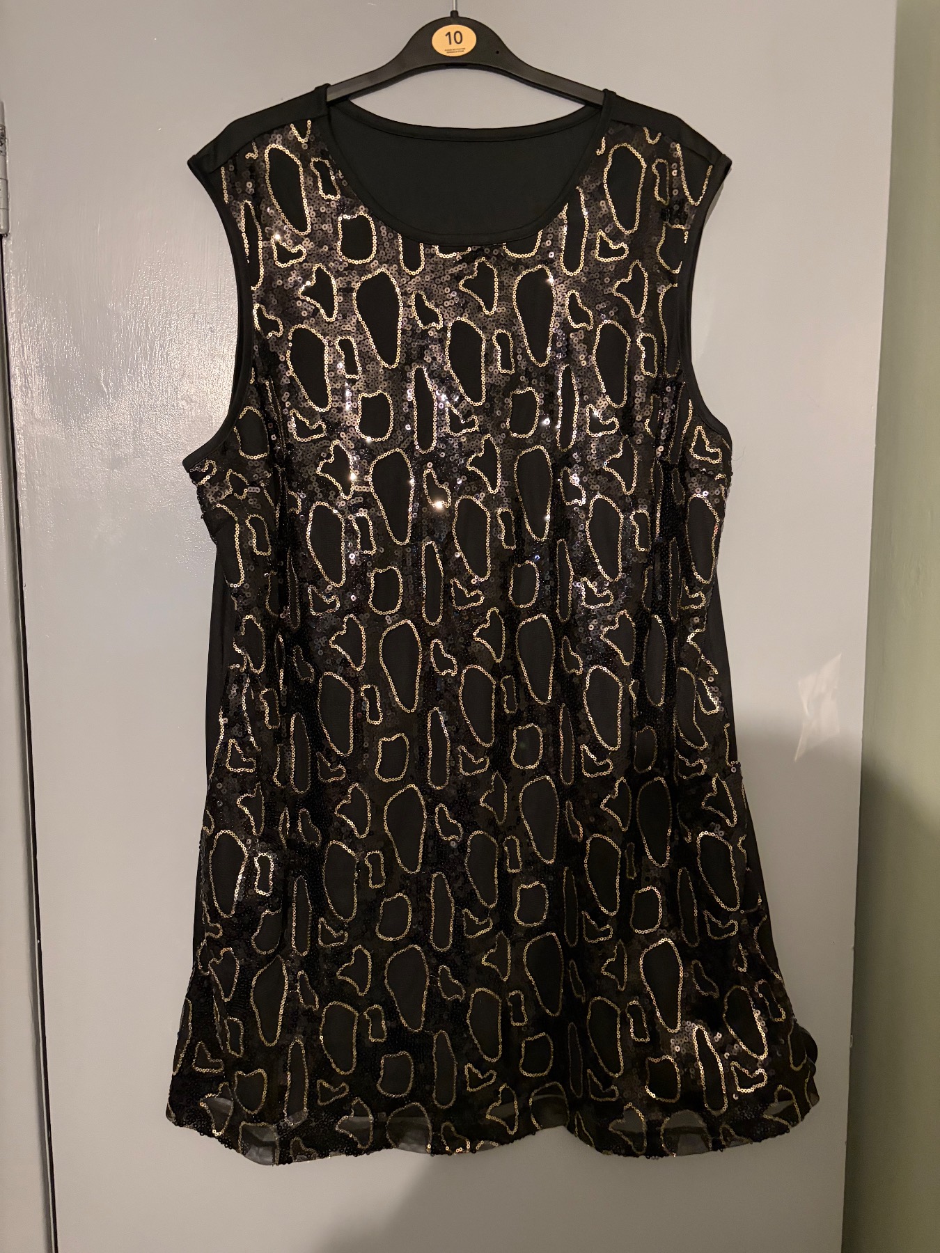 Avon Sequin Animal Print Dress