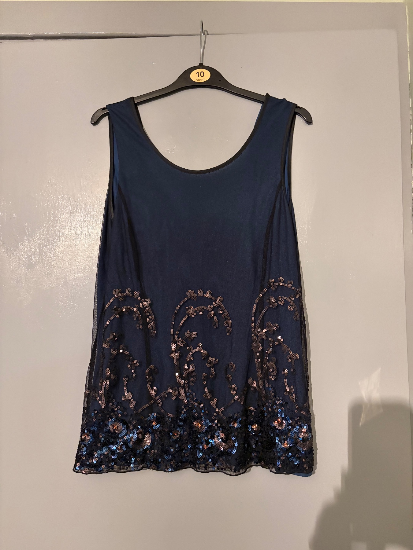 Vintage Next Tieback Sequin Top