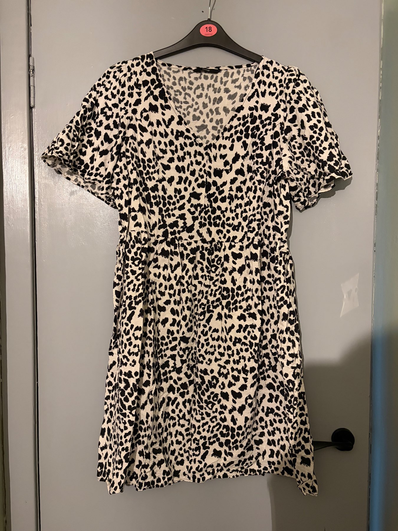 George Animal Print Dress