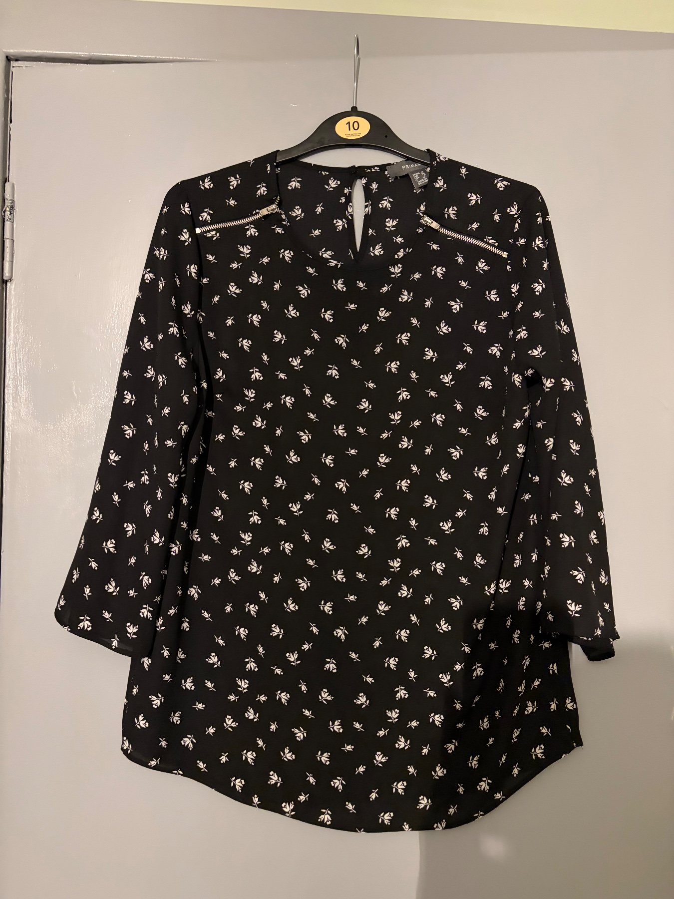 Primark Zip Shoulder Blouse