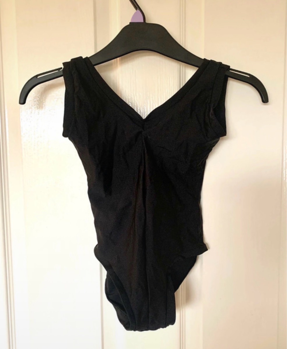 Black Kids Dance Gymnastics Leotard