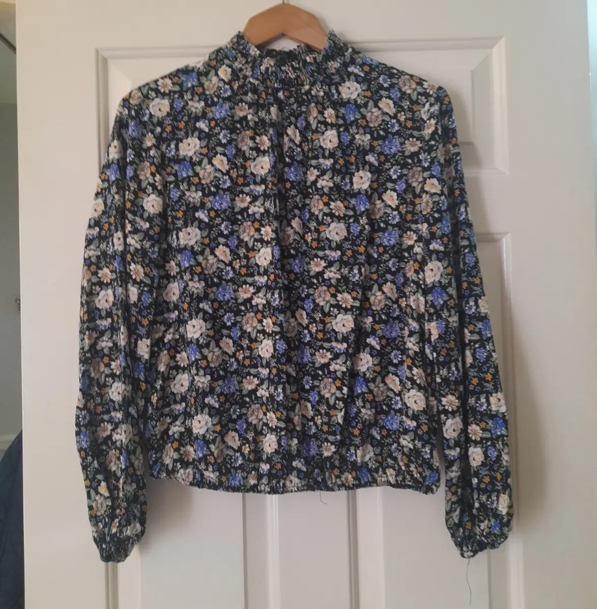 George Floral Long Sleeve Top Size 10