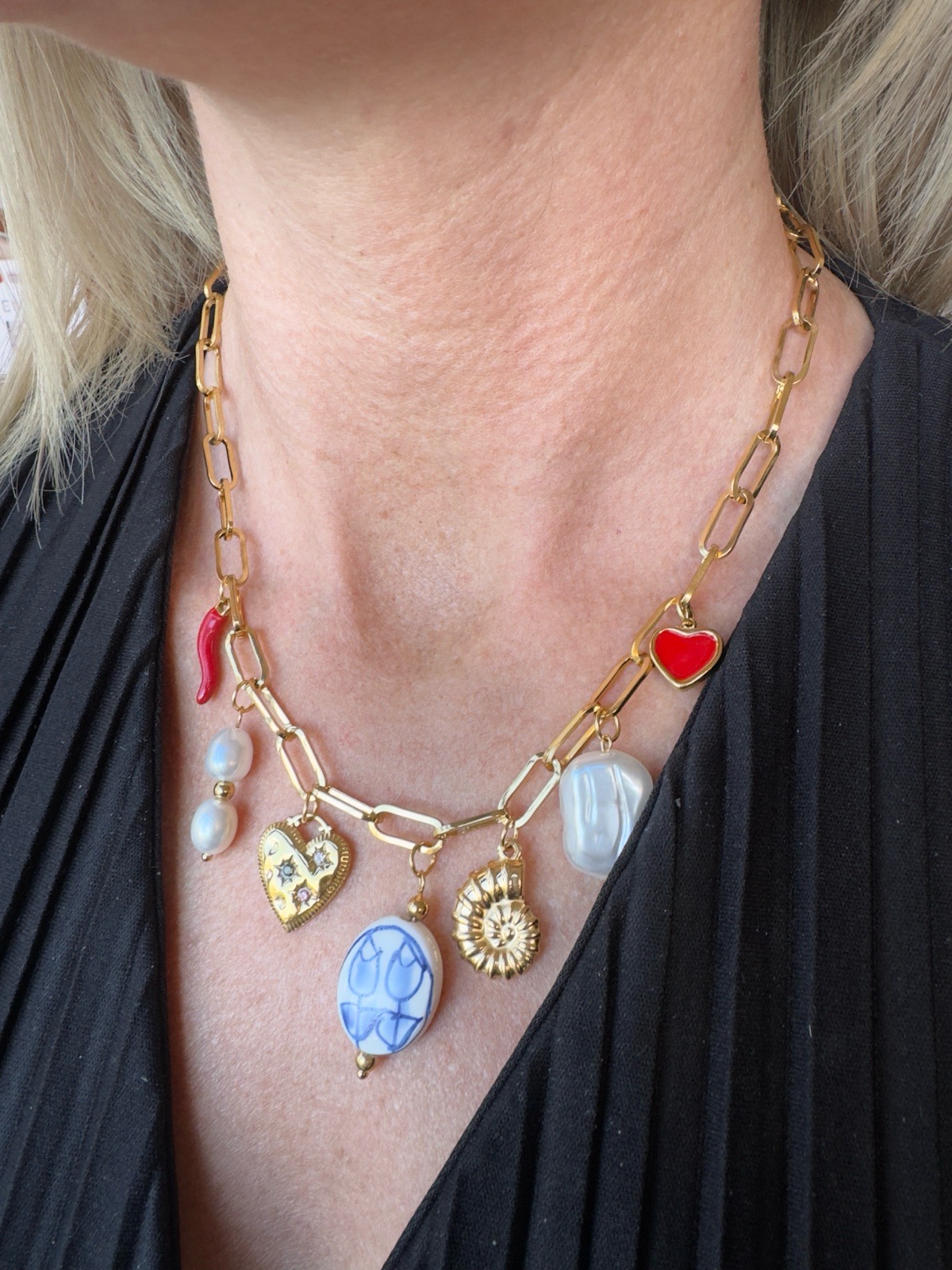 Beautiful chain with multiple pendants