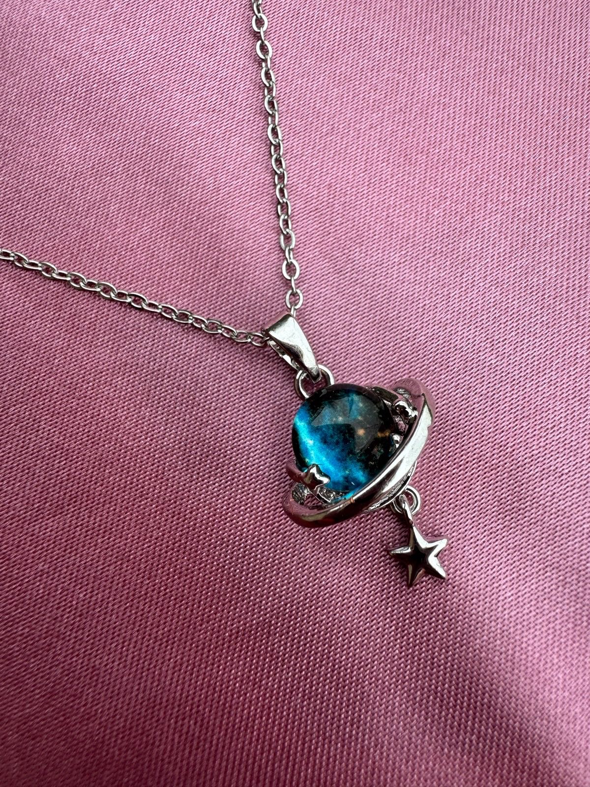 Beautiful necklace with celestial design