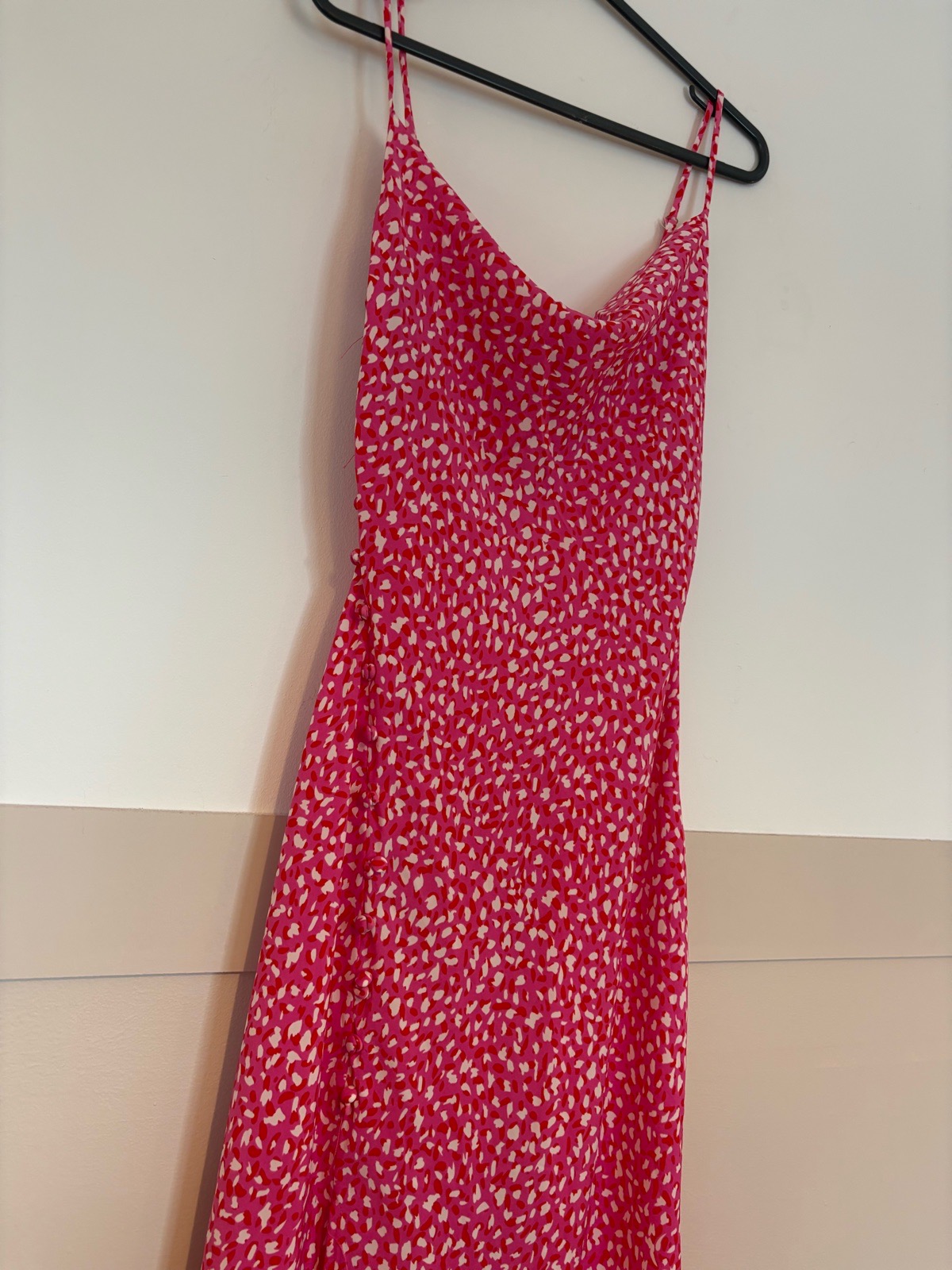 Cowl neck long midi dress