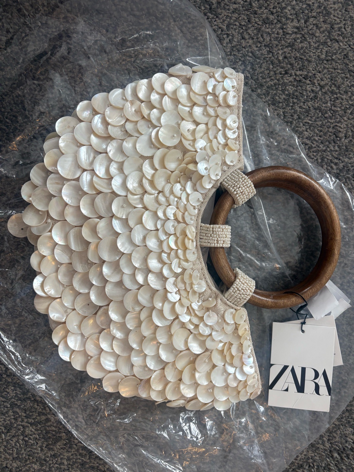 Zara viral shell bag